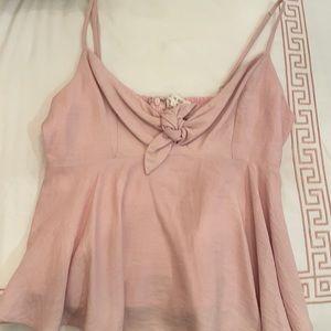 Super cute preppy pink top from ASPEN